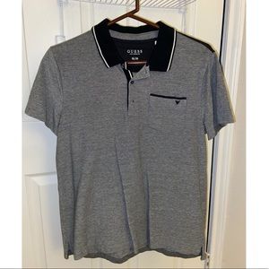 Guess Grey/Black Collared Shirt